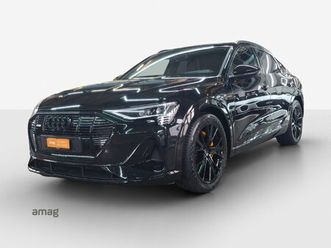 e-tron sportback 55 s line black edition