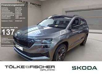 skoda karoq 1.5 tsi act sportline dcc acc ahk aut kam.