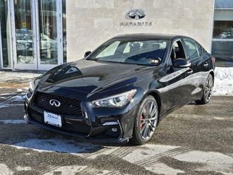 used 2022 infiniti q50 3.0t red sport 400