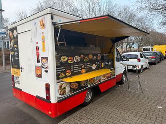 • voll ausgestatteter foodtruck für streetfood