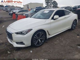 infiniti q60 2022 infiniti q60 luxe rwd 3.0 benzyna 300km