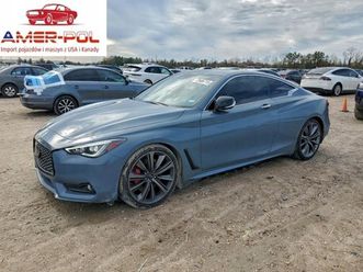 infiniti q60 red sport 400 2022 3.0 benzyna 400km