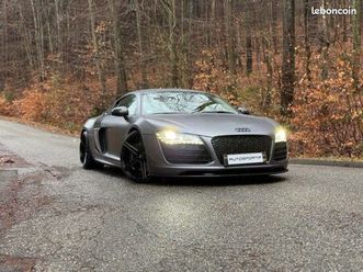 audi r8 v8 capristo fsi 4.2l 420ch r-tronic quattro / suivi audi / édition capristo / édition rare /suspension airlift performance / pack v10 / édition recaro /