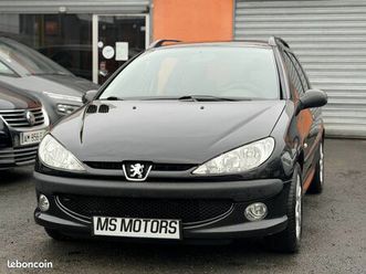peugeot 206 sw 1.6 hdi 110 cv - garantie 12 mois - sport