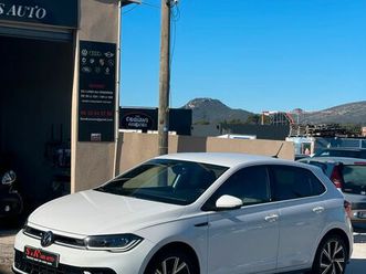 volkswagen polo vi 1.0 tsi 95 cv r-line boîte auto - etat proche du neuf - carplay - radars - virtual cockpit - ouverture sans clès véhicule français - jamais a