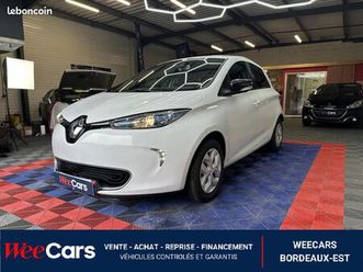 renault zoe z.e. q210 charge rapide type 2 berline life phase 1