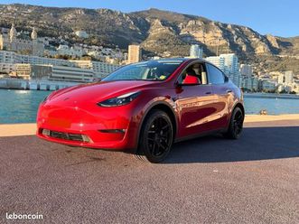 tesla model y grande autonomie (long range) awd – rouge multicouche