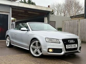 2010 audi a5 3.0td quattro s line line convertible 2d tronic