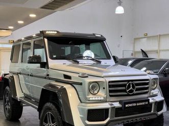 mercedes classe g500 4x4² 4,0 v8 bi-turbo 422 7g-tronic - immat ?? - pack carbone - toit - caméra - jantes 22