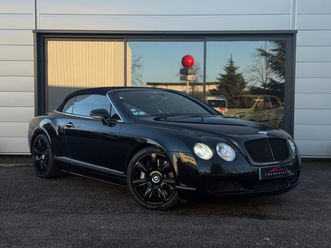 bentley continental gtc cabriolet 6.0 w12 a