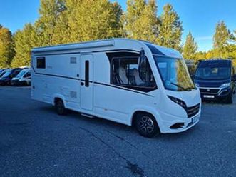 dethleffs i 7057 eb långbädd, ugn, 180 hk, automat, veckans helintegrerad