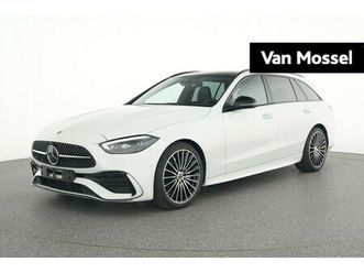 mercedes-benz c-klasse 200d amg line break + leder + pano dak + burmester + digital light + | van mossel automotive group