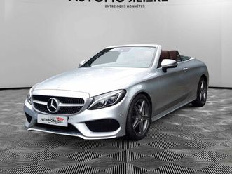 mercedes classe c 220 cabriolet pack amg line/ garantie 12 mois
