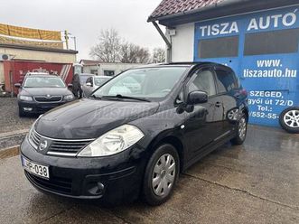 nissan tiida 1.6 tekna benzin/gáz üzem.digitklíma.tempomat.kamera.friss műszaki.vonóhorog