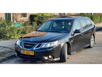 saab 9-3 2.0t vector 235pk biopower 2011 zwart .apk 02.2027 — saab — marktplaats