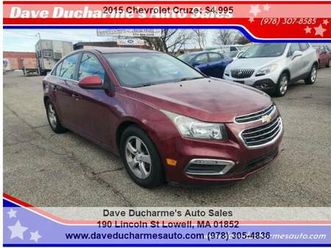 2015 chevrolet cruze lt