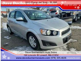 2013 chevrolet sonic lt w/52k miles