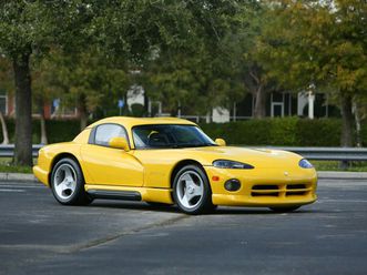 1995 dodge viper 4,750 miles, final-year side pipes, autoform hardtop