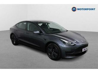 2022 tesla model 3 rwd 4dr auto saloon electric automatic