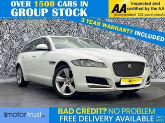 2018 jaguar xf 2.0i portfolio gpf sportbrake 5dr petrol auto euro 6 (start/stop) (250 ps) estate petrol ...