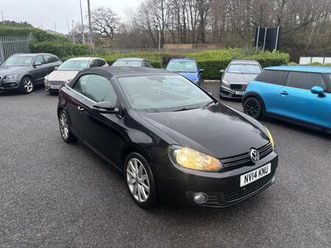 2014 volkswagen golf 1.6 tdi bluemotion tech se 2dr convertible diesel manual
