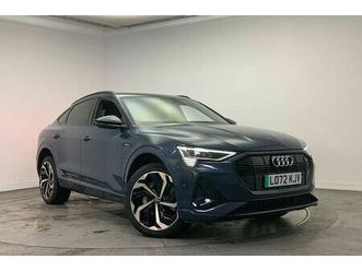 audi e-tron sportback black edition 50 quattro