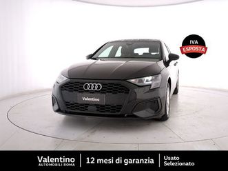 audi a3 sportback 30 tdi s tronic business del 2022 usata a roma