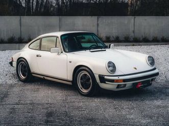 porsche 911 carrera 3.2 grand prix white service documents