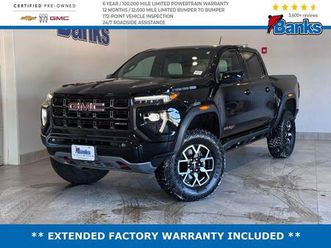 certified 2023 gmc canyon at4x