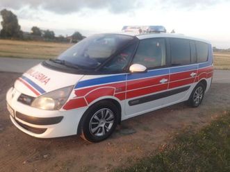 ambulans espace 2008 rok 2.0 dci 150km. karetka z nosze sanitarny plońsk • olx.pl