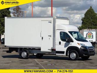 2023 ram promaster 3500 dodge 14ft box truck with side door gas truck