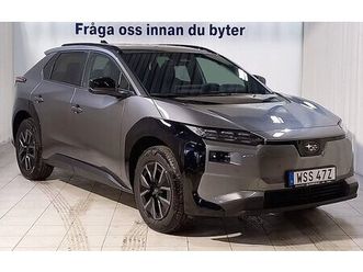 subaru solterra limited 73,1kwh räckvidd 511km wltp