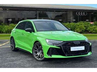 2026 audi rs3 rs 3 tfsi quattro 400 carbon black 5dr s tronic hatchback petrol automatic