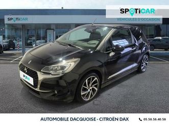 ds ds 3 cabriolet puretech 110ch sport chic s&s eat6