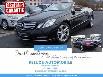 mercedes-benz e 250 cdi cabrio blueeff. - sauber und gepflegt