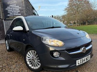 2015 vauxhall adam 1.2i glam 3dr hatchback petrol manual