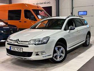 citroën c5 cross tourer 2.2 hdi dragkrok. b-kamera, navi, elbakluc