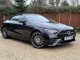 2.9 e400d amg line night edition (premium plus) cabriolet g-tronic+ 4matic euro 6 (start/stop) 2dr