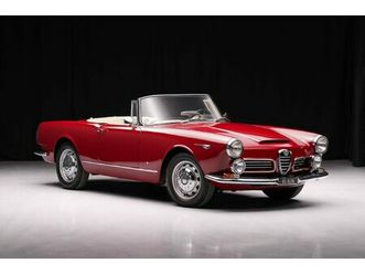 no reserve: 1964 alfa romeo 2600 spider