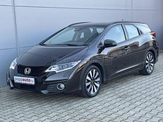 honda civic tourer 1.8 elegance / tolatókamera / telefon tükrözés / navi / vonóhorog / végig szervizelt /