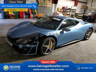 2012 ferrari 458 italia coupe