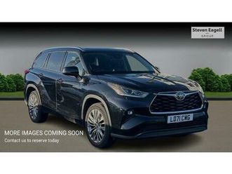 toyota highlander excel suv's 2.5 vvt-h excel cvt 4wd euro 6 (start/stop) 5dr