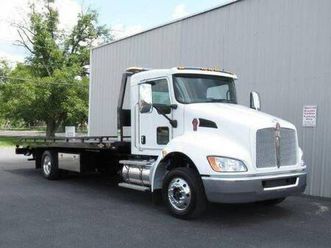ready to go: white kenworth rollback - $177900