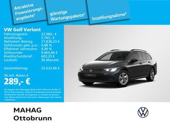 golf viii variant 1.5 etsi life navi led acc 16