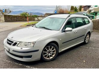 saab 9-3 ii kombi, silber, jg 2006