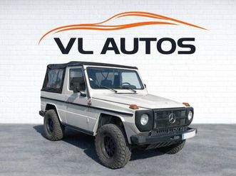 mercedes classe g 230 ge cabriolet 126 cv année 1989