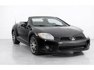 2012 mitsubishi eclipse spyder gs-sport convertible – clean title