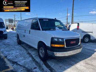 used 2018 gmc savana 3500 work van