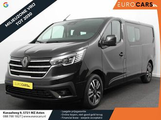 renault trafic 2.0 blue dc1 150 edc t29 l2h1 extra dubbele cabine navigatie airco lichtmetalen velgen betimmering trekhaak camera parkeer sensoren dab