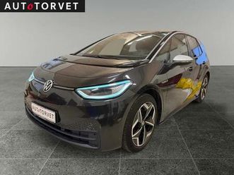 2020 vw id.3 pro performance 58 kwh 1st plus hatchback baghjulstræk aut 5d 102.000 km kr 122.700